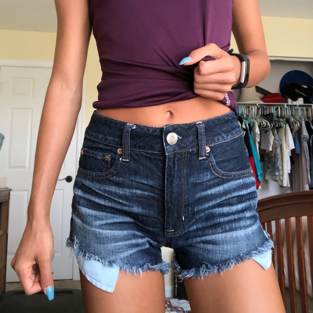 American Eagle High Rise Festival Shorts